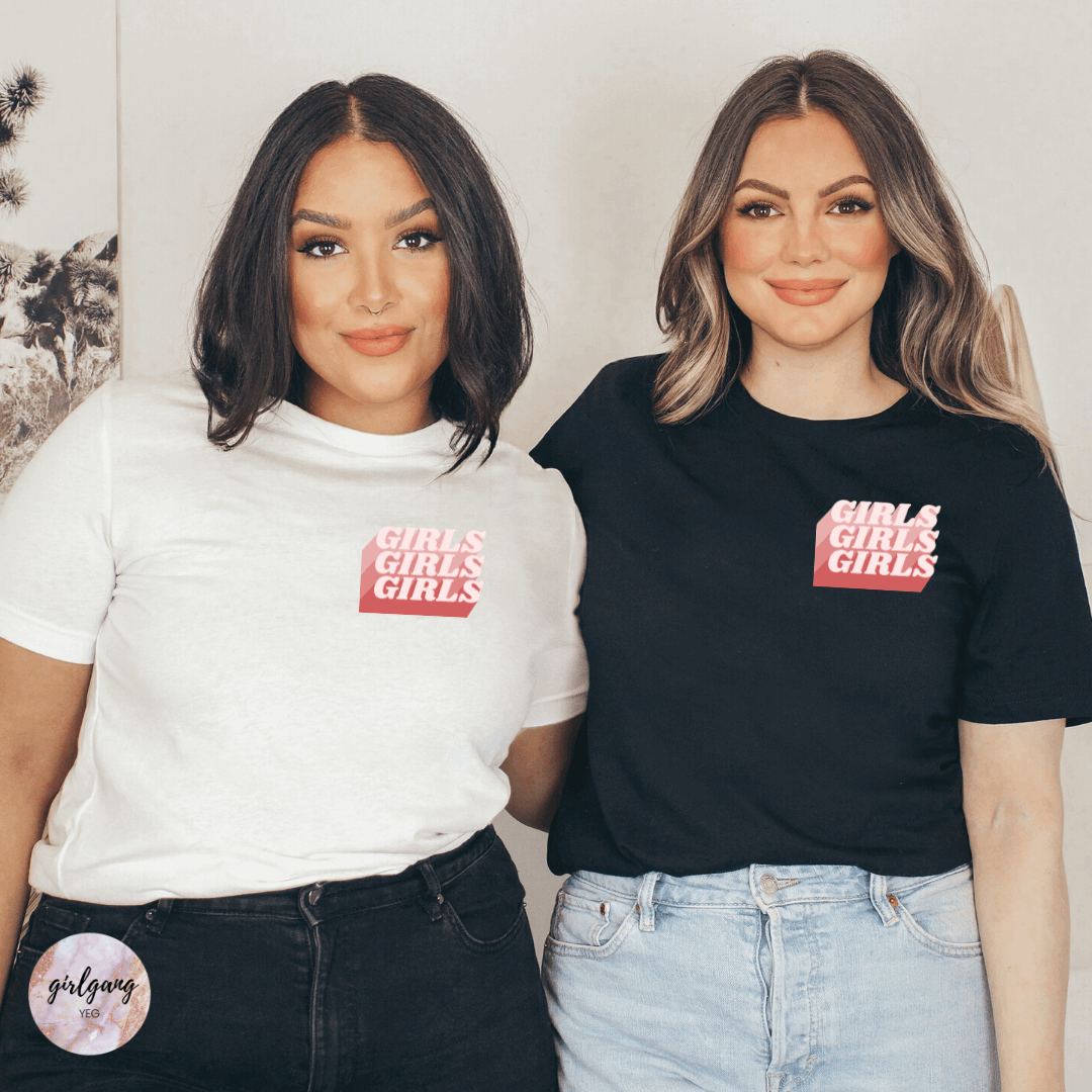 Girls girls girls t shirt best sale