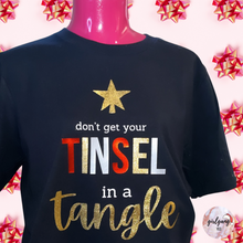 Load image into Gallery viewer, Tinsel In A Tangle T-Shirt
