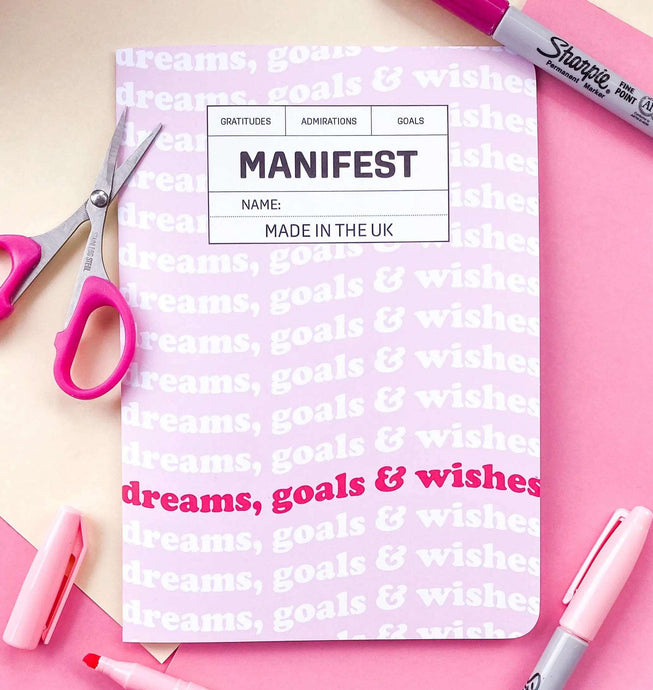 Manifestation Journal dreams, goals & wishes