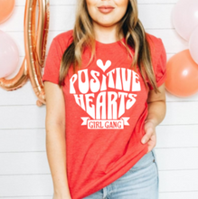 Load image into Gallery viewer, Positive Hearts Girl Gang Shirts
