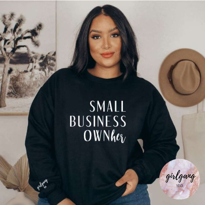 Small Business Ownher Crewneck