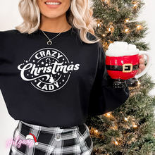 Load image into Gallery viewer, Crazy Christmas Lady Crewneck
