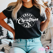 Load image into Gallery viewer, Crazy Christmas Lady T-Shirt
