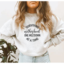 Load image into Gallery viewer, Surviving Motherhood Crewneck
