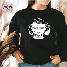 Load image into Gallery viewer, You&#39;re Fucked Crystal Ball Crewneck
